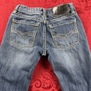 Rock‎ And Roll Jeans Pistol Straight Mens Tagged Sz 30wx30 Actual 29.5x28"